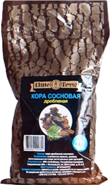 Изображение товара Дренаж для растений Elitte Terre Кора сосновая дробленая (1л)