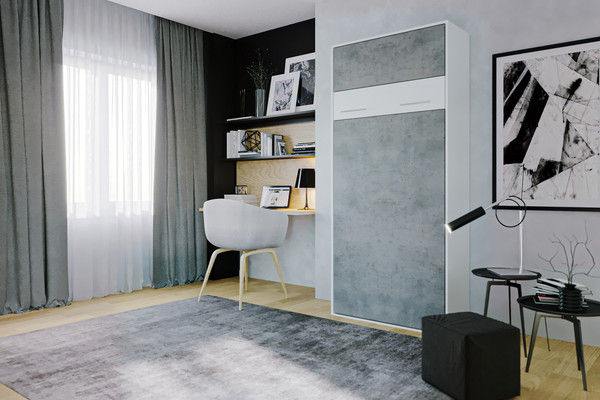 Изображение товара Шкаф-кровать трансформер Макс Стайл Loft 90/200/18 (Egger W908 ST2/F186 ST9)