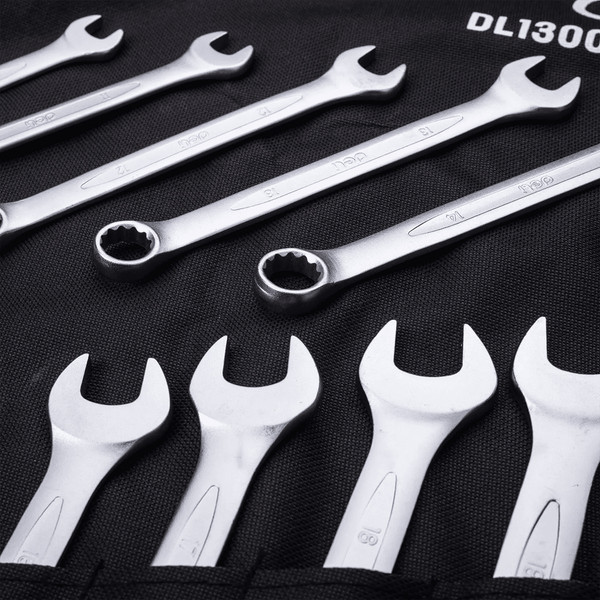 Изображение товара Набор ключей Deli EDL130014B (14шт, серебристый)