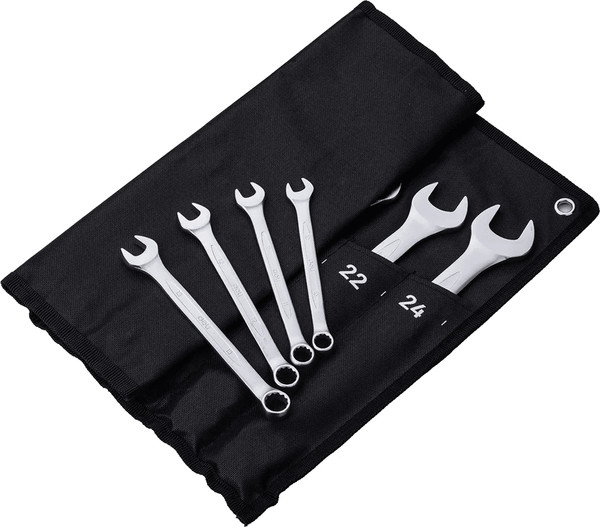 Изображение товара Набор ключей Deli EDL130014A (14шт, серебристый)