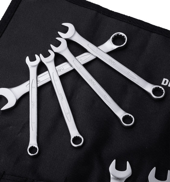 Изображение товара Набор ключей Deli EDL130014A (14шт, серебристый)