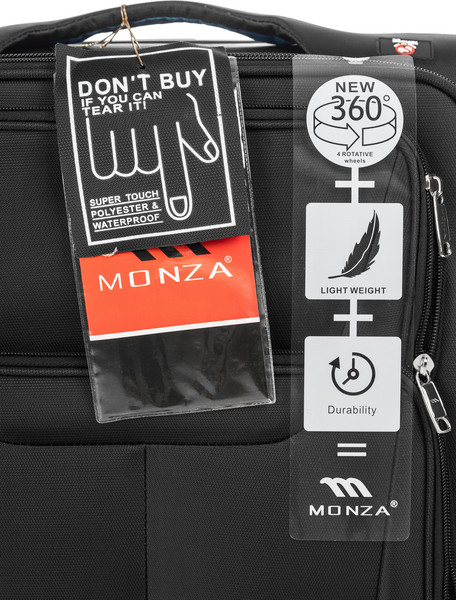 Изображение товара Чемодан на колесах MONZA 23014# (S, черный)