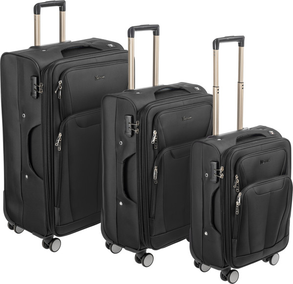 Изображение товара Чемодан на колесах MONZA 23014# (S, черный)