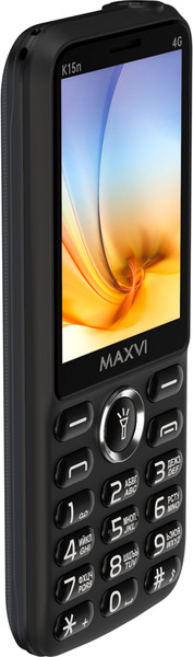 Изображение товара Мобильный телефон Maxvi K15n 4G (черный)