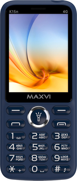 Изображение товара Мобильный телефон Maxvi K15n 4G (синий)