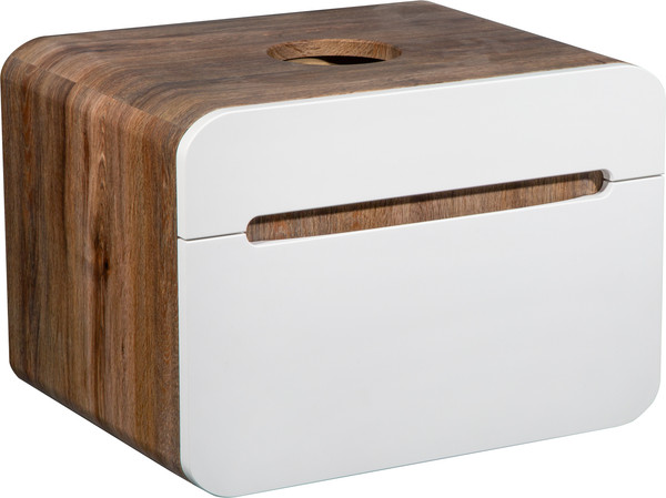 Изображение товара Тумба под умывальник Runo Ницца 60 (подвесная, темное дерево/белый)