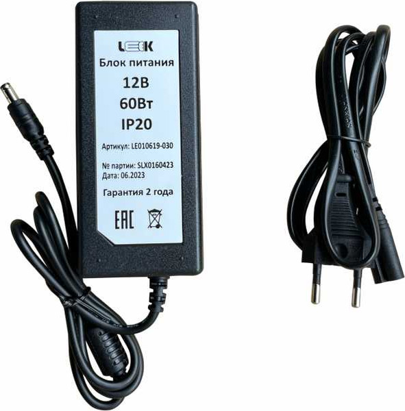 Изображение товара Блок питания для светодиодной ленты Leek LE010619-030