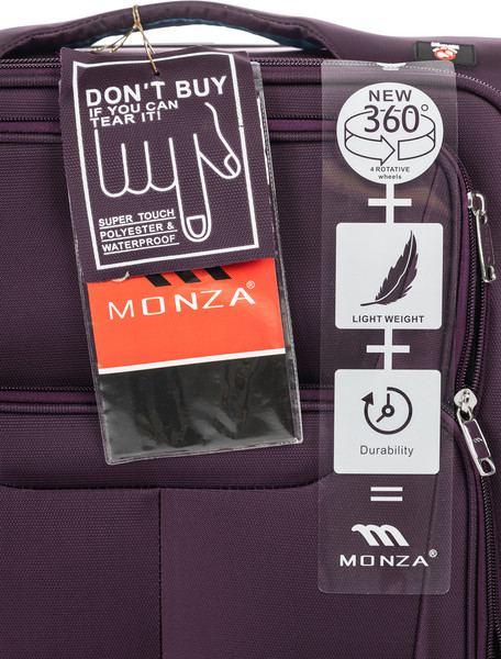 Изображение товара Чемодан на колесах MONZA 23014# (M, фиолетовый)