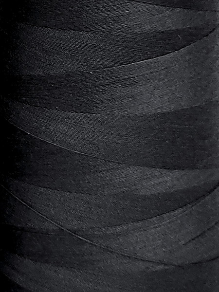 Изображение товара Набор швейных ниток Sentex 100% полиэстр 40/2 5000 ярдов (2шт, черный)