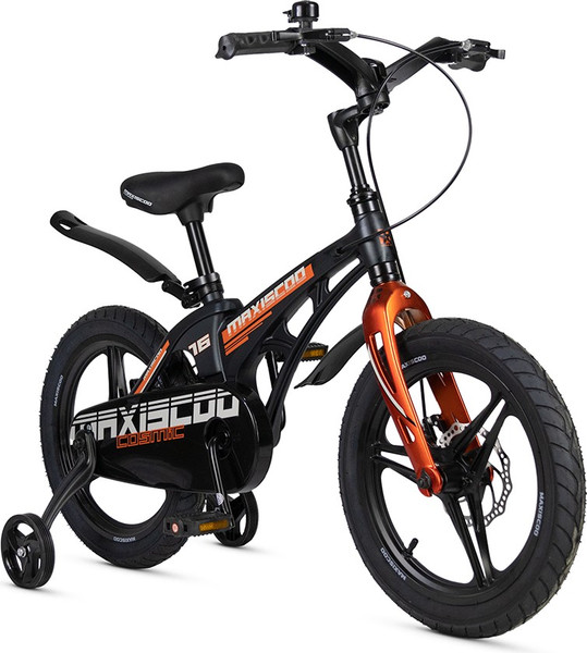 Изображение товара Детский велосипед Maxiscoo Cosmic Deluxe 16 2025 / MSC-C1645D (мерцающий графит, разобранный, в коробке)