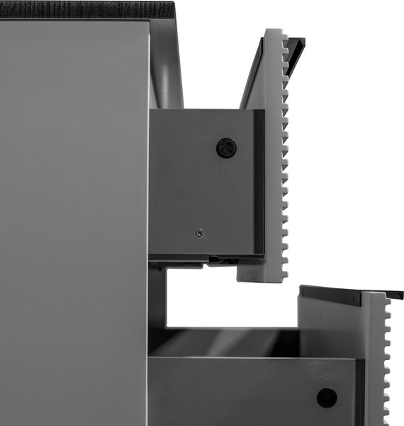 Изображение товара Тумба под умывальник Runo Орлеан 70 (подвесная, серый/черный)