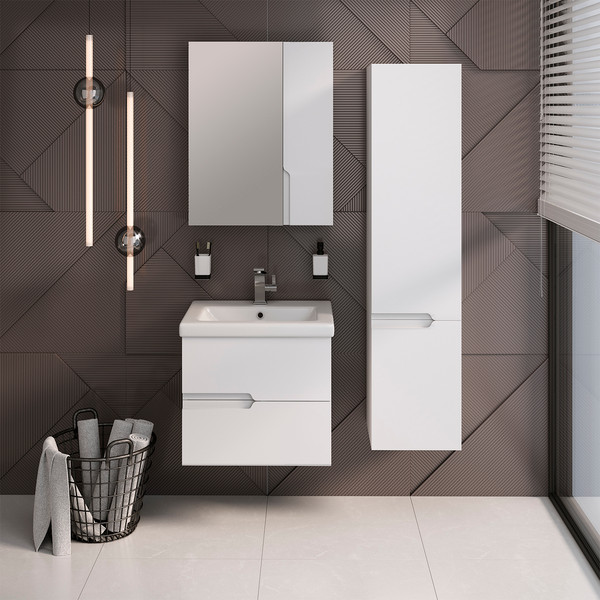 Изображение товара Тумба под умывальник Runo Стокгольм 60 (подвесная)