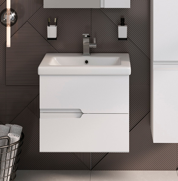 Изображение товара Тумба под умывальник Runo Стокгольм 60 (подвесная)