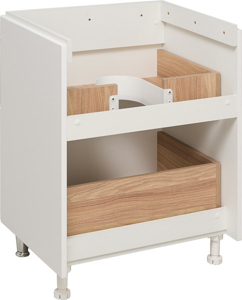 Изображение товара Тумба под умывальник Runo Афина 60 (напольная, белый)