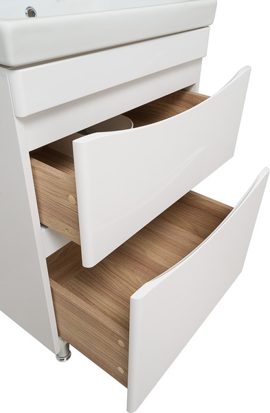 Изображение товара Тумба под умывальник Runo Афина 80 (напольная, белый)