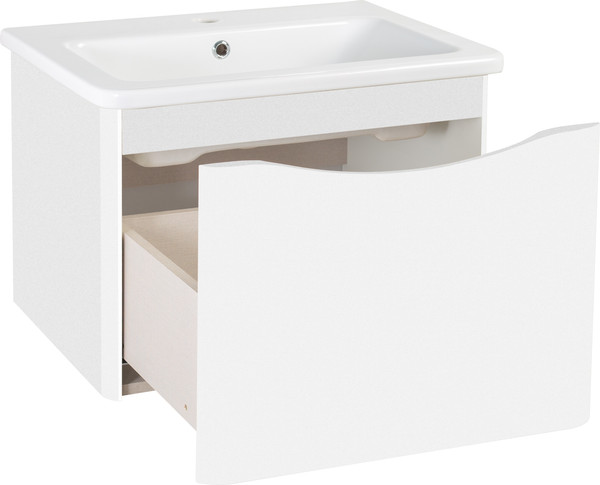 Изображение товара Тумба под умывальник Runo Тоскана 80 (подвесная, белый)