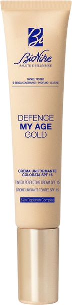 Изображение товара Крем для лица BioNike Defence My Age Gold Tinted Perfecting Cream SPF 15 (40мл)