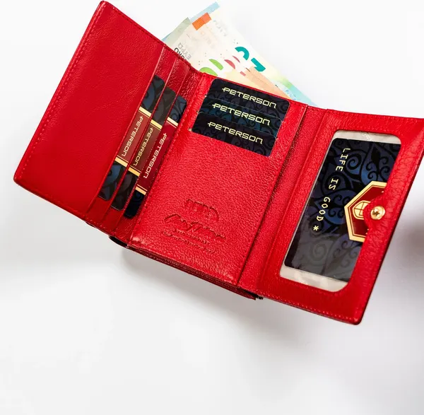 Изображение товара Портмоне Peterson PTN 15-09-CB (красный)