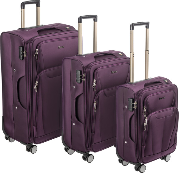 Изображение товара Чемодан на колесах MONZA 23014# (L, фиолетовый)