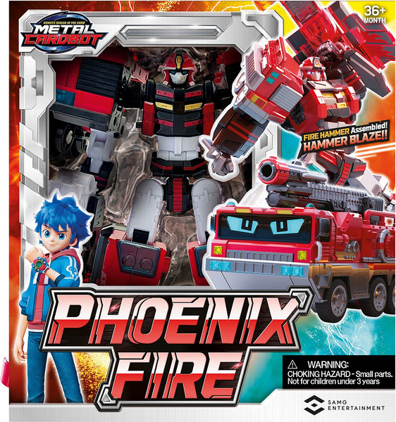 Изображение товара Робот-трансформер Metal Cardbot Феникс Файер / 64308