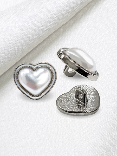 Изображение товара Набор пуговиц Sentex MN-13 15мм / MN-13-15 (24шт, серебристый)