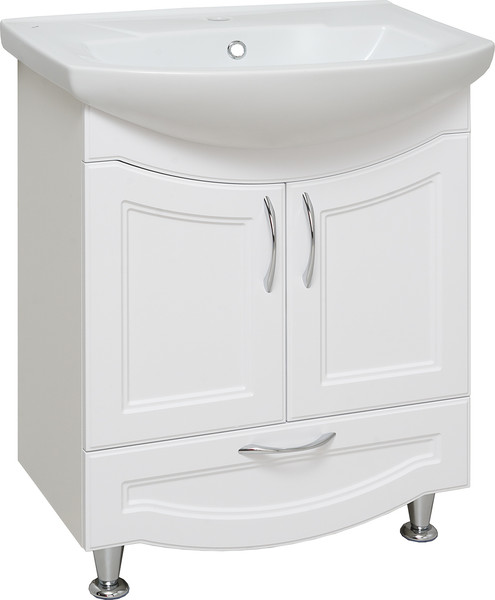 Изображение товара Тумба под умывальник Runo Неаполь 65 (напольная, белый)