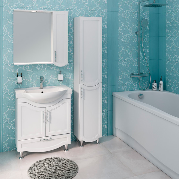 Изображение товара Тумба под умывальник Runo Неаполь 75 (напольная, белый)