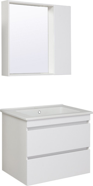 Изображение товара Тумба под умывальник Runo Манхэттен 75 (подвесная, белый)