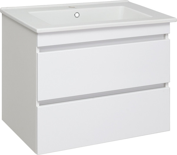 Изображение товара Тумба под умывальник Runo Манхэттен 75 (подвесная, белый)