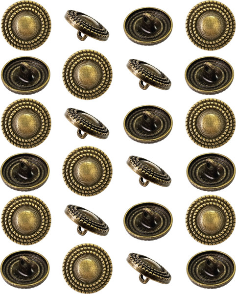 Изображение товара Набор пуговиц Sentex MN-27 17мм / MN-27-17 (24шт, бронза)