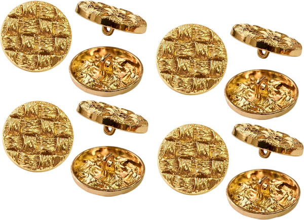 Изображение товара Набор пуговиц Sentex MN-6 22мм / MN-6-22 (12шт, светло-золотой)