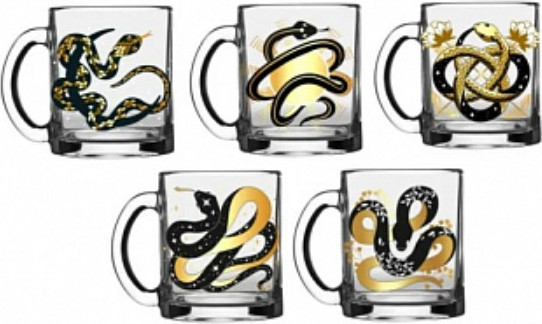 Изображение товара Кружка ОСЗ Чайная. Золотые змейки 04C1208GS