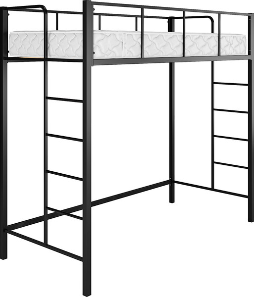 Изображение товара Односпальная кровать Князев Мебель Хельга 1 ХЕ1.80.200.Ч (черный муар)