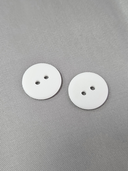 Изображение товара Набор пуговиц Sentex P-002-18/2 (12шт, белый матовый)