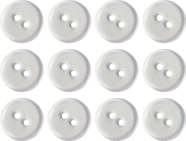 Изображение товара Набор пуговиц Sentex P-002-18/2 (12шт, прозрачный)