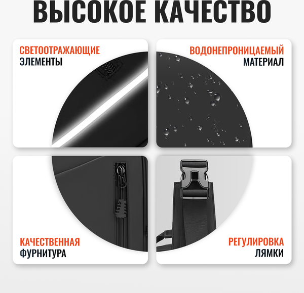 Изображение товара Рюкзак DoubleW CX-C22# (черный)