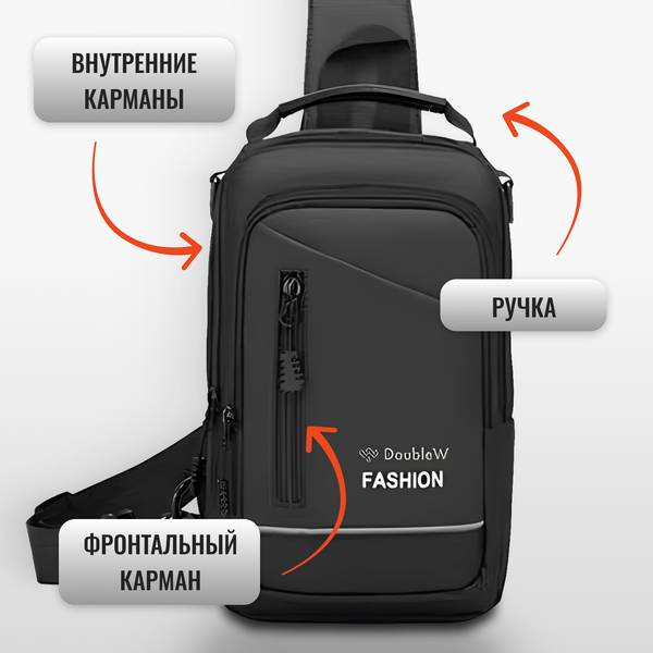 Изображение товара Рюкзак DoubleW CX-C22# (черный)