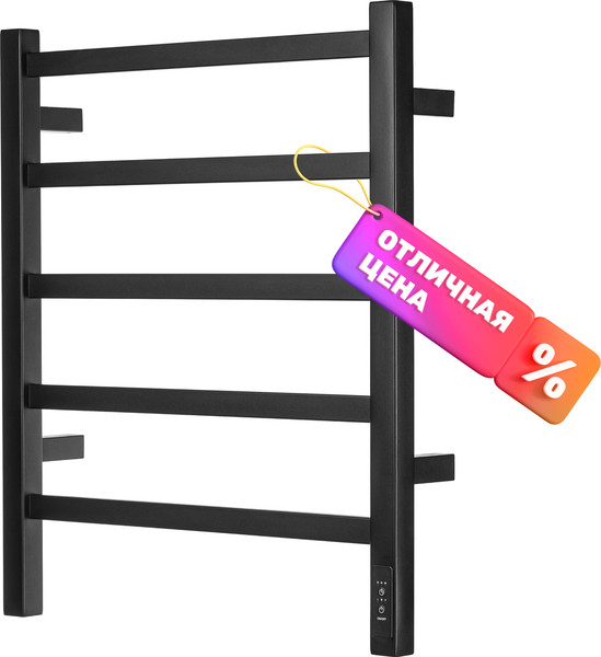 Изображение товара Полотенцесушитель электрический Saniteco LD0100 (50x60, черный)