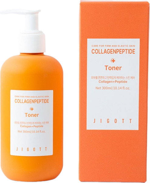 Изображение товара Тонер для лица Jigott Collagen + Peptide Toner (300мл)