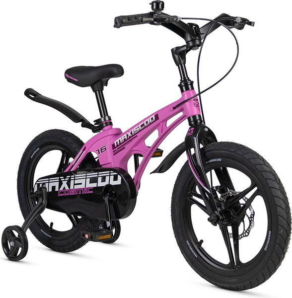 Изображение товара Детский велосипед Maxiscoo Cosmic Deluxe 16 2025 / MSC-C1643D (розовый матовый)