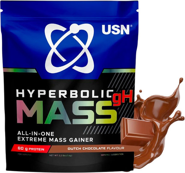 Изображение товара Гейнер USN Hyperbolic Mass All-in-One (1кг, голландский шоколад)