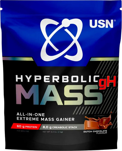 Изображение товара Гейнер USN Hyperbolic Mass All-in-One (1кг, голландский шоколад)
