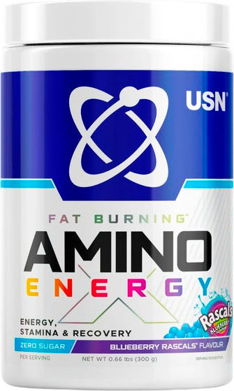 Изображение товара Комплексные аминокислоты USN Amino Energy (300 грамм, черничная газировка)
