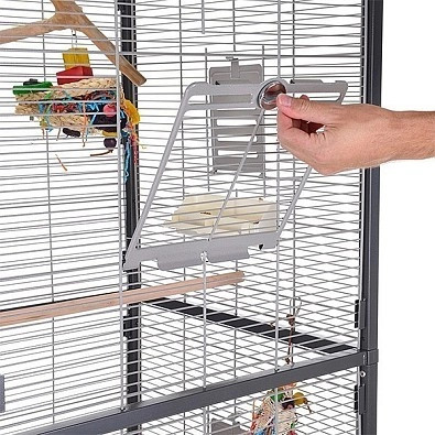 Изображение товара Клетка для птиц SkyRus Paradiso 60 / B21208/SR (темно-серый)
