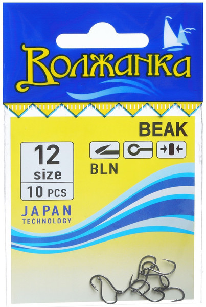 Изображение товара Набор крючков рыболовных Волжанка Beak / SW-1091-12 (10шт)