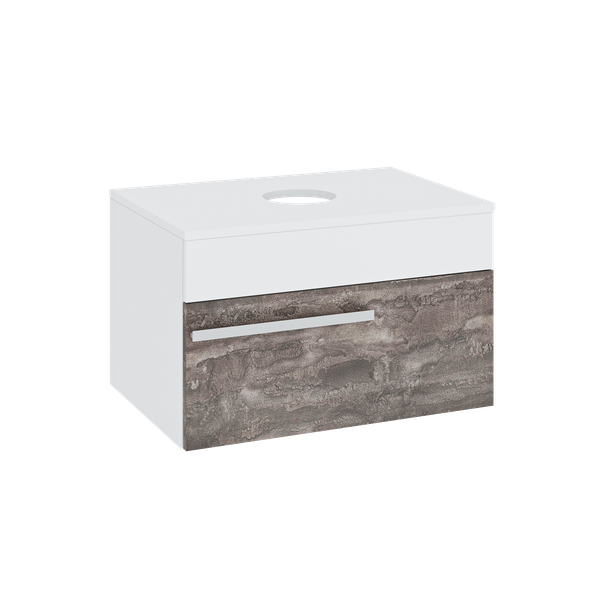 Изображение товара Тумба под умывальник Runo Вудлайн 65 (подвесная, железный камень)