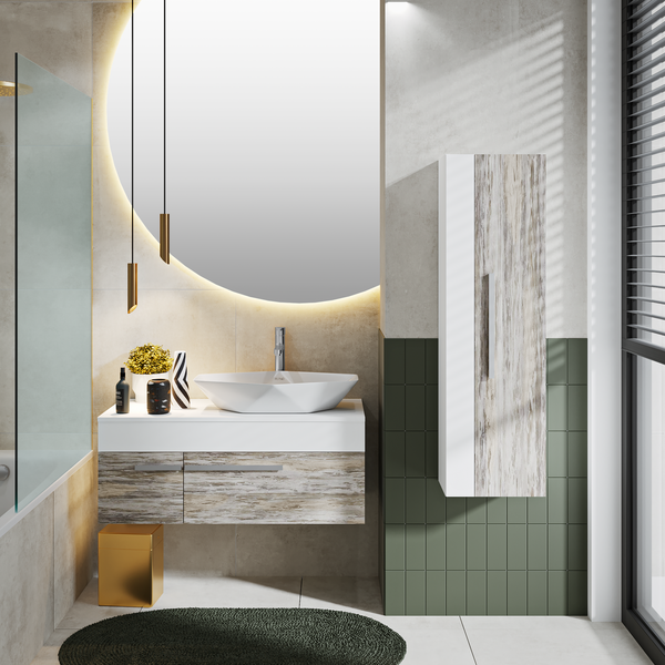 Изображение товара Тумба под умывальник Runo Вудлайн 100 (подвесная)