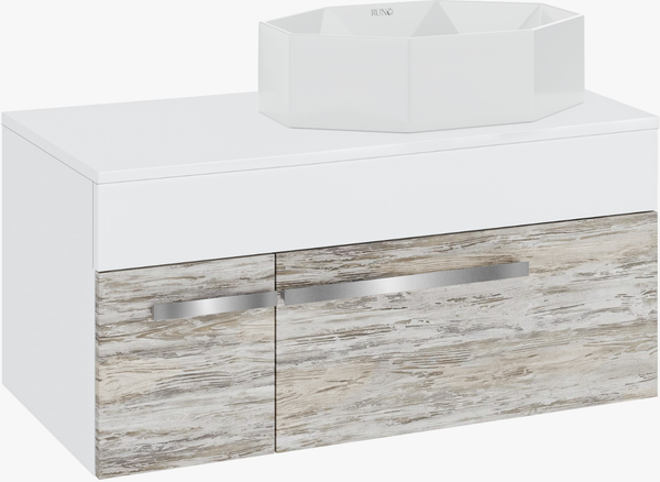 Изображение товара Тумба под умывальник Runo Вудлайн 100 (подвесная)