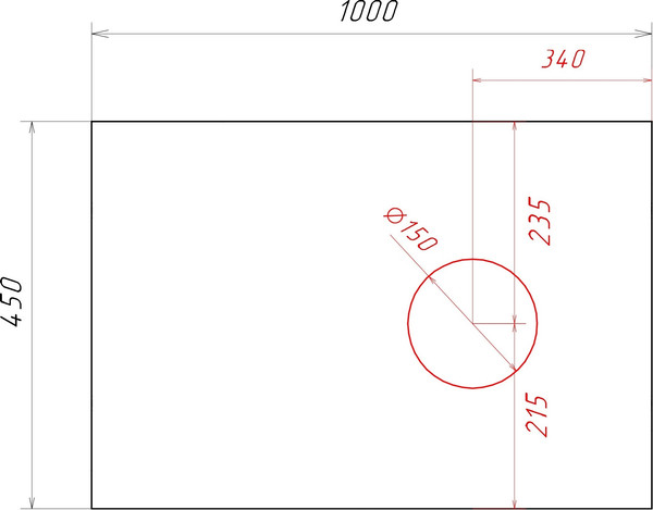 Изображение товара Тумба под умывальник Runo Вудлайн 100 (подвесная)