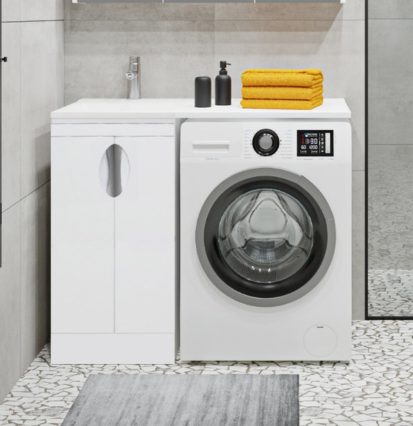 Изображение товара Тумба под умывальник Runo Лира 45 (напольная, белый)